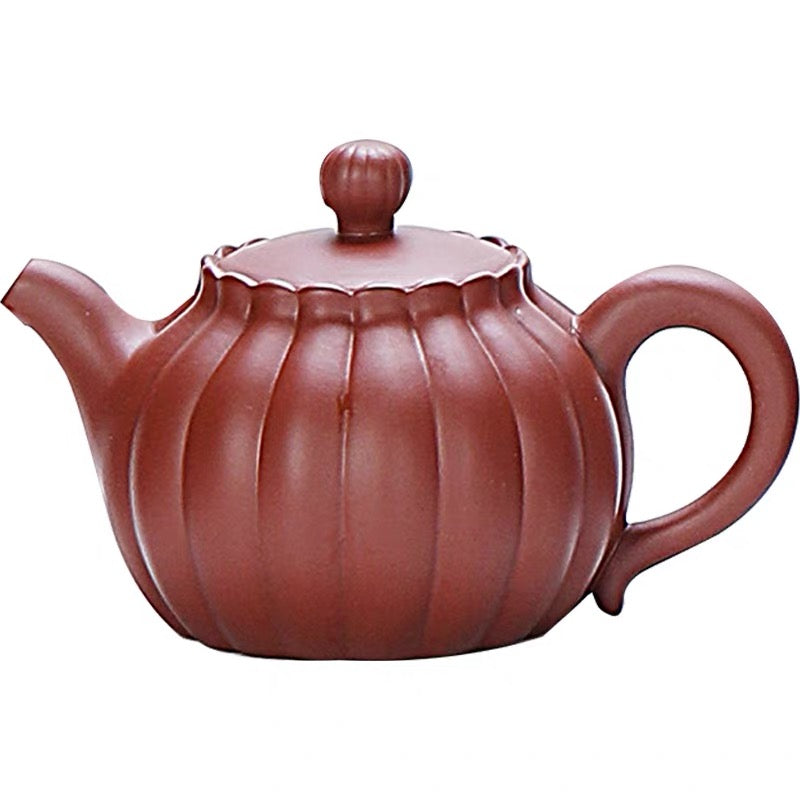 Yixing teapot, pumpkin pot, can be lifted and rotated