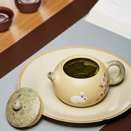 Yixing handmade zishahu famous master authentic Yutu Xishihu