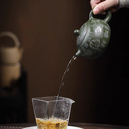 Yixing zishahu raw mine Benshan green mud pure handmade