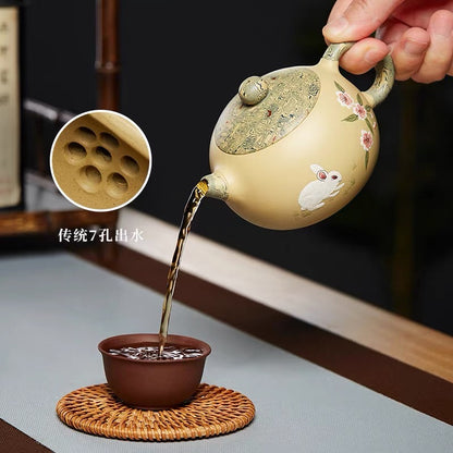 Yixing handmade zishahu famous master authentic Yutu Xishihu