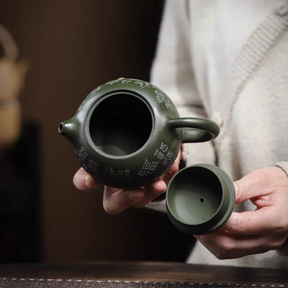 Yixing zishahu raw mine Benshan green mud pure handmade
